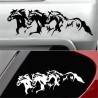 Vinyl car sticker - three horsesStickers
