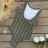 Maillot de bain une pièce - motif coloré - avec push up