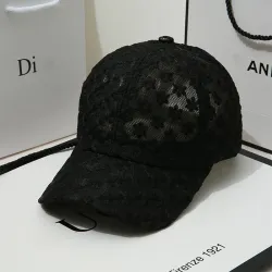 Summer baseball cap - flowery laceHats & Caps