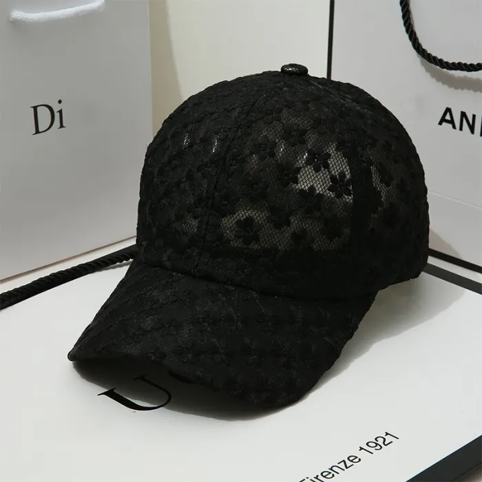 Casquette été - dentelle fleurie