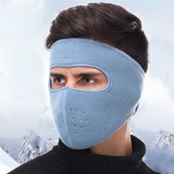 Masque facial chaud en polaire - coupe-vent / anti-poussière