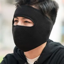 Masque facial chaud en polaire - coupe-vent / anti-poussière