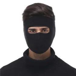 Masque facial chaud en polaire - coupe-vent / anti-poussière