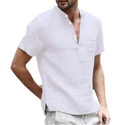 Classic short sleeve shirt - buttoned necklineT-shirts