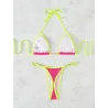 Sexy bikini set - with metal decorationsBeachwear