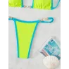 Ensemble bikini sexy - avec des décorations en métal