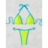 Ensemble bikini sexy - avec des décorations en métal