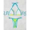 Ensemble bikini sexy - avec des décorations en métal