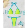 Ensemble bikini sexy - avec des décorations en métal