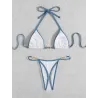 Ensemble bikini sexy - avec des décorations en métal