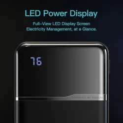 Portable power bank - external battery charger - dual USB - LCD display - 10000mAhPower Banks