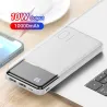 Banque d'alimentation portable - chargeur de batterie externe - double USB - écran LCD - 10000mAh