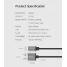 Ugreen - 24A MFi - USB to lightning - data cable - fast chargerCables