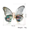 Papillon coquillage - broche élégante