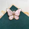 Papillon coquillage avec perle - broche