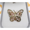 Shell butterfly with pearl - broochBrooches