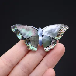 Papillon nacre - broche