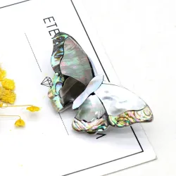Papillon nacre - broche