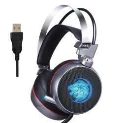 ZOP N43 - casque de jeu - casque avec microphone / lumières LED
