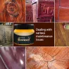 Cire d'abeille - pour meubles en bois - entretien / polissage - imperméable