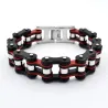 Bracelet en acier inoxydable - design chaîne de moto