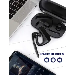 Écouteurs Bluetooth - Casque sans fil HD - avec double microphone CVC8.0 - réduction du bruit