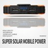 Batterie externe solaire - chargeur de batterie - double USB - étanche - 20000mAh