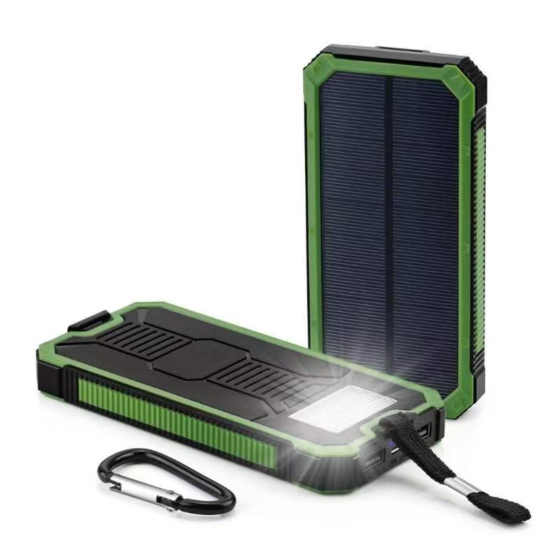 Solar power bank - battery charger - dual USB - waterproof - 20000mAhPower Banks