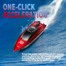 Mini bateau RC - avec télécommande - jouet électrique
