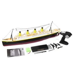 NQD 757 1/325 2.4G 80cm - Bateau RC Titanic - bateau électrique avec lumière - jouet RTR