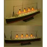 NQD 757 1/325 2.4G 80cm - Bateau RC Titanic - bateau électrique avec lumière - jouet RTR