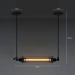 Industrial style - vintage iron ceiling lampCeiling lights