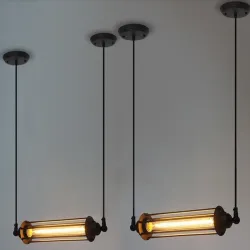 Industrial style - vintage iron ceiling lampCeiling lights
