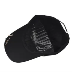 Fashionable baseball cap - crystals - pearls - sequins - butterflyHats & Caps