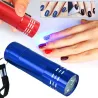 9 LED - lampe torche UV - mini sèche-ongles rapide