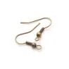 Crochets d'oreilles en métal - 20 * 22mm - 200 pièces