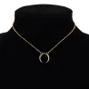 Half moon pendant necklaceNecklaces