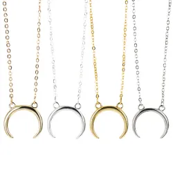 Half moon pendant necklaceNecklaces