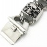 Style gothique - bracelet avec squelettes - acier inoxydable 316L