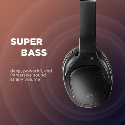 COWIN E9 - casque Bluetooth sans fil - avec microphone - suppression active du bruit hybride