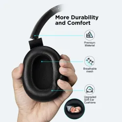 COWIN E9 - casque Bluetooth sans fil - avec microphone - suppression active du bruit hybride