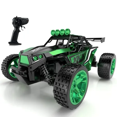Camion tout-terrain RC - à grande vitesse - avec télécommande - 1:18