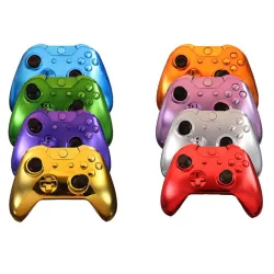 Manette Xbox One - cache coques de remplacement - chrome