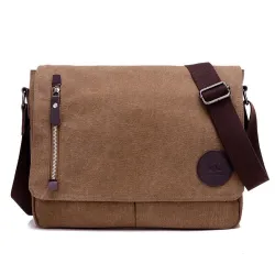 Sac bandoulière rectangulaire en toile