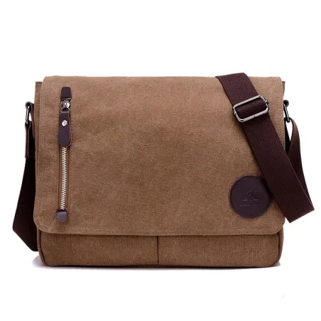 Sac bandoulière rectangulaire en toile