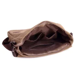 Sac bandoulière rectangulaire en toile