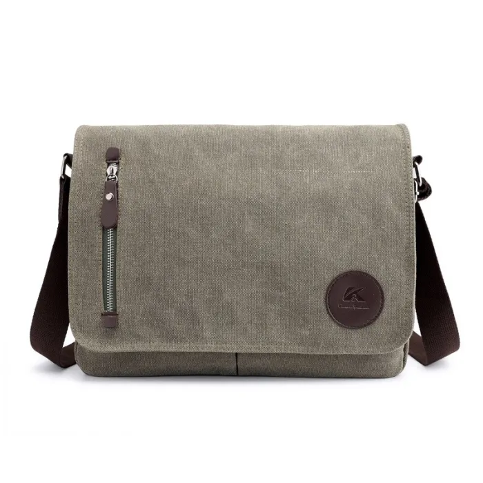 Sac bandoulière rectangulaire en toile