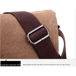 Sac bandoulière rectangulaire en toile
