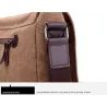 Sac bandoulière rectangulaire en toile