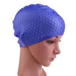 Waterproof silicone swimming cap - unisexSwimming